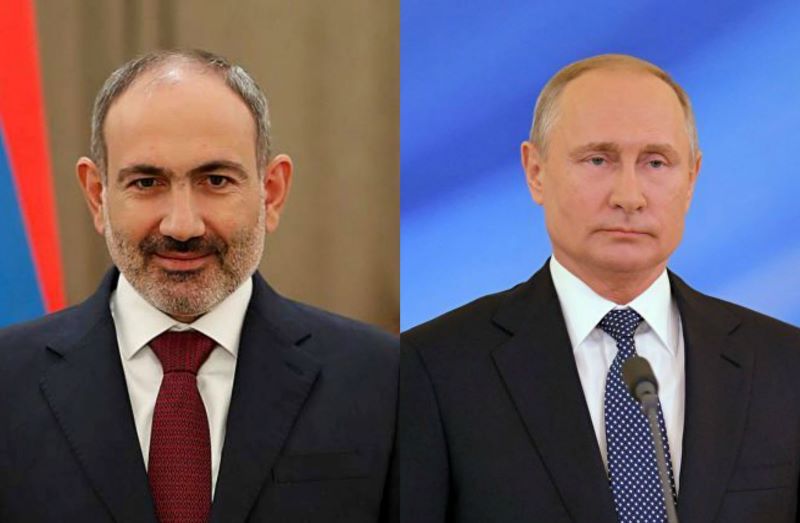 Հայաստան կ՚ակնկալէ, որ ՌԴ խաղաղապահները դուրս հանեն Ատրպէյճանի ուժերը Արցախէն. Փաշինեան՝ Փութինին