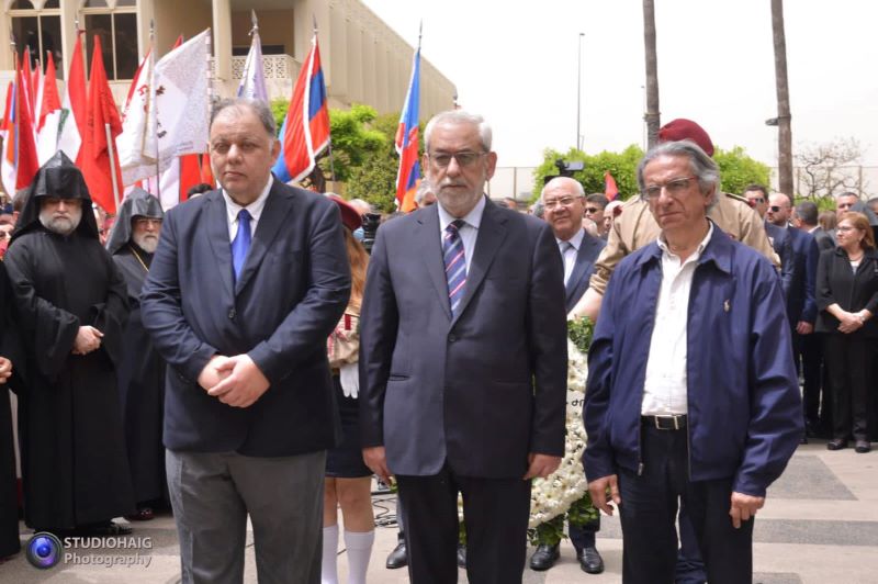 Հայոց ցեղասպանութեան 107-րդ տարելիցին նուիրուած քայլարշաւ Պէյրութի մէջ՝ աւանդական կուսակցութիւններու  կազմակերպութեամբ