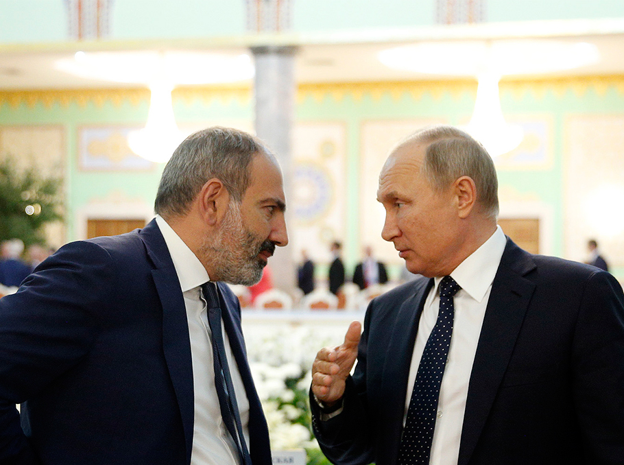 Վարչապետ Փաշինեան հեռախօսազրոյց ունեցած է Վլատիմիր Փութինի հետ