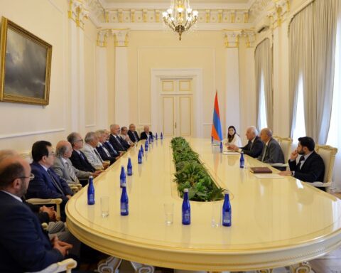 ՌԱԿ Կեդրոնական վարչութեան պատուիրակութեան հանդիպումը ՀՀ Նախագահ Վահագն Խաչատուրեանին հետ
