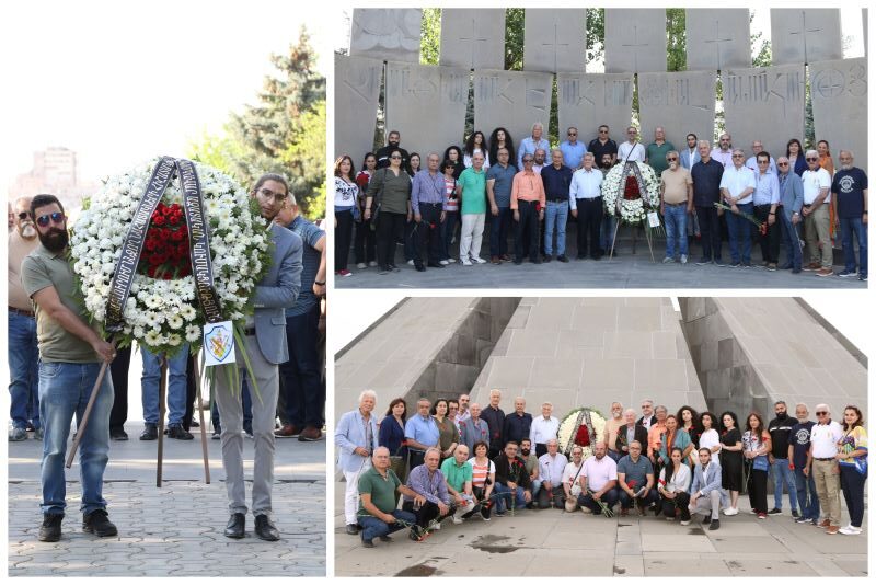Ռ.Ա.Կ. պատուիրակութիւնը այցելեց Ծիծեռնակաբերդի յուշահամալիր եւ «Եռաբլուր» զինուորական պանթէոն