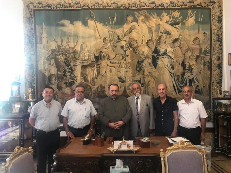 ՌԱԿ Պատուիրակութիւնը  այցելած է Ամեն. Տ. Նուրհան Պատրիարքին