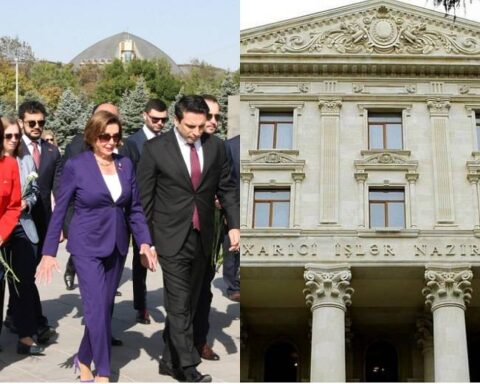 Պաքուն անդրադարձած է Երեւանի մէջ Նենսի Փելոսիի այցին եւ յայտարարութիւններուն