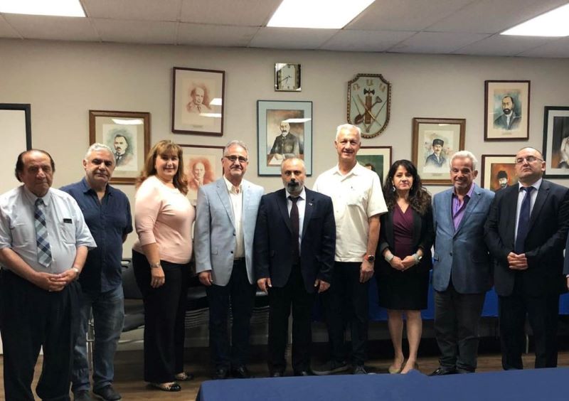 Արցախի ԱԳ նախարար Դաւիթ Բաբայեան Լոս Անճեըսի մէջ հանդիպած է ՌԱԿ ղեկավար կազմի հետ