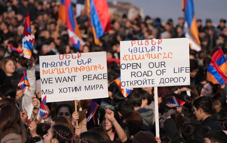 Միջազգային լրատուամիջոցներ արձագանգած են Ստեփանակերտի մէջ կայացած հանրահաւաքին