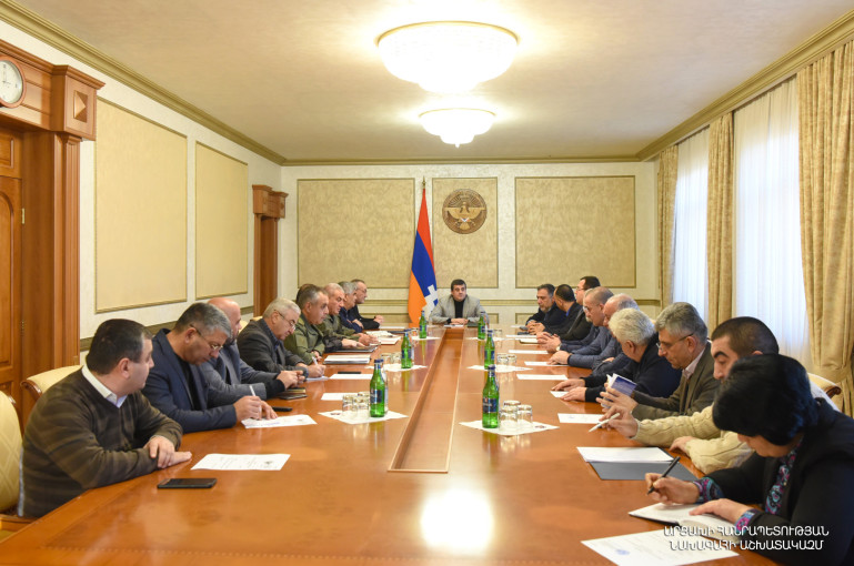Կայացաւ Արցախի Անվտանգութեան խորհուրդի ընդլայնուած նիստ