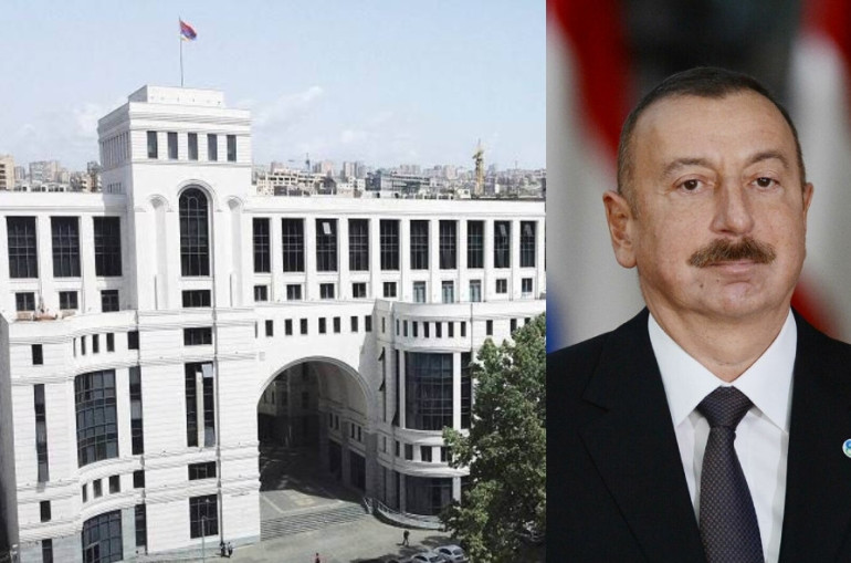 ՀՀ արտաքին գործոց նախարարութիւնը պատասխանած է Ալիեւին
