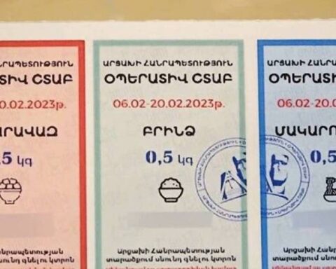 Արցախի մէջ 20 յունուարէն սննդամթերքի որոշ տեսակներ պիտի վաճառուին միայն կտրոնով