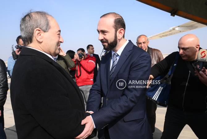 Արարատ Միրզոյեանի գլխաւորած պատուիրակութիւնը ժամանած է Սուրիա