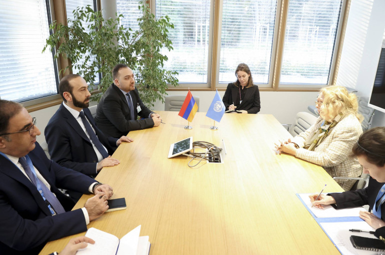 Միրզոյեան Արցախի մէջ ստեղծուած իրավիճակը քննարկած է ՄԱԿ-ի գրասենեակի գլխաւոր տնօրէնի հետ