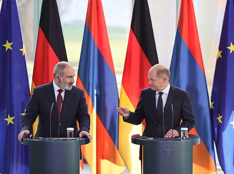 Գերմանիոյ Վարչապետը շեշտեց տարածքային ամբողջականութեան եւ ինքնորոշման իրաւունքին համազօր ըլլալը