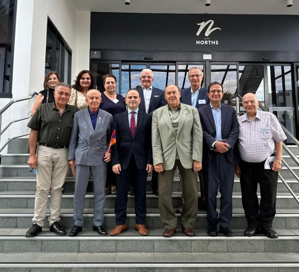ՌԱԿ Աւստրալիոյ Ղեկավար Շրջանակի Հանդիպումը Սփիւռքի Գլխաւոր Յանձնակատար Պրն. Զարեհ Սինանեանի Հետ
